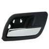 GFJEF Interior Door Handler Rear Driver Left Side Chrome Black 81192 Compatible with 2007-2013 for Tahoe Replace 15939073, 1pcs view 3