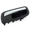 GFJEF Interior Door Handler Rear Driver Left Side Chrome Black 81192 Compatible with 2007-2013 for Tahoe Replace 15939073, 1pcs view 4
