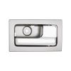 Gledewen Interior Door Handle, Compatible with 2009-2014 Ford F150, Front/Rear Inside Right Passenger Side | CL3Z-1522600-GA 9L3Z-1522600-CB 90825 | Chrome Lever Gray Housing Inner Handle view 1