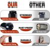 Shu-Ran Golf Cart Wheel Lug Nuts Standard 1/2"-20 for EZGO & Club Car (16 Pack) Black view 2