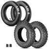 RUTU 3.50-8 Tire with Inner Tube -fit Monkey Bike Z50 Z50A Z50R Z50RD MT50 Mini Trail & Off-Road Bikes - TR87 Bent Valves - Anti-Explosion & Puncture-Proof Inner Tubes view 1