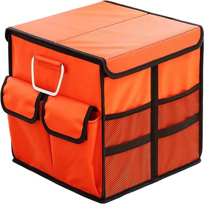 WANGZHENG Car Trunk Organizer Foldable Trunk Bag Car Storage Box,Trunk Storage Box,Foldable Car Storage Box-Orange||35 * 35 * 30cm