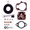 396701 392061 398729 Carburetor Repair Kit with Float Fit for Johnson Evinrude 18 20 25 28 30 35 40 45 48 50 55 60 65 70 75 HP Replace Part Number Sierra 18-7222 18-7042 Mallory 9-37107 view 1