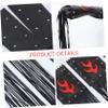 VOSAREA 1 Pair Motorcycle Handlebar Tassel Fringe Grip Cover Vintage Flame Design Easy Install Durable Pu Material view 3