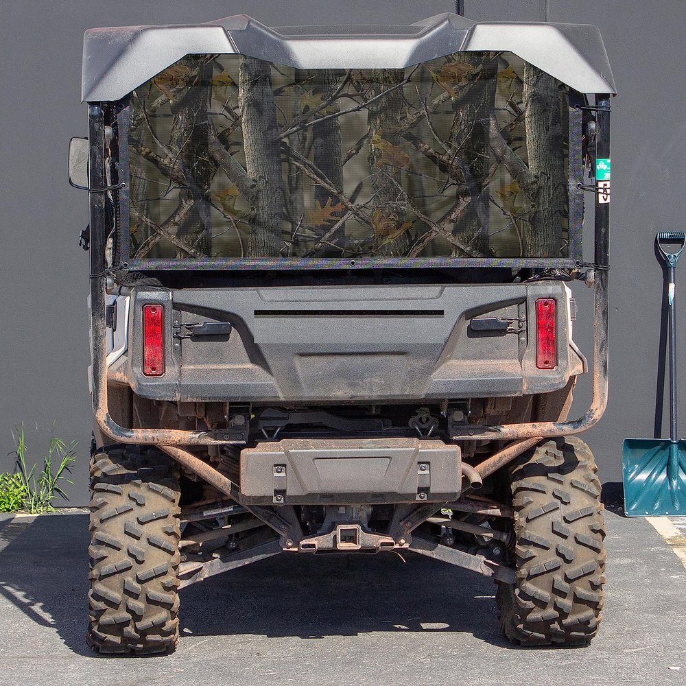 GrilleAdz Pioneer 1000-5 & 700-4 Mesh Rear Dust Screen Camo Design