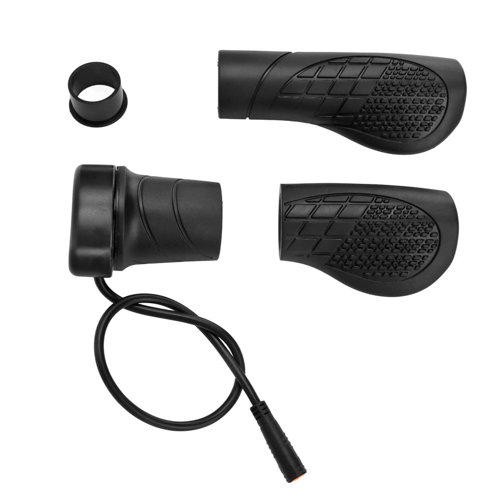 VBESTLIFE Electric Half Throttle Grip, 22.2mm Handlebar 76X Half Throttle Grip Fit for Mid Drive Motor