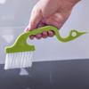 2 Pcs 2-in-1 Hand-held Groove Gap Cleaning Brush Tool for Door Window Track Venetian Blind Car Kitchen Cleaning Brushe Multipurpose view 2