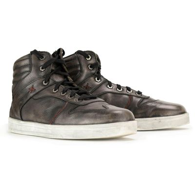 Milwaukee Leather MBM9152 Men's Black Leather High-Top Biker Riding Waterproof Shoes Reinforced w/Ankle Support - 13