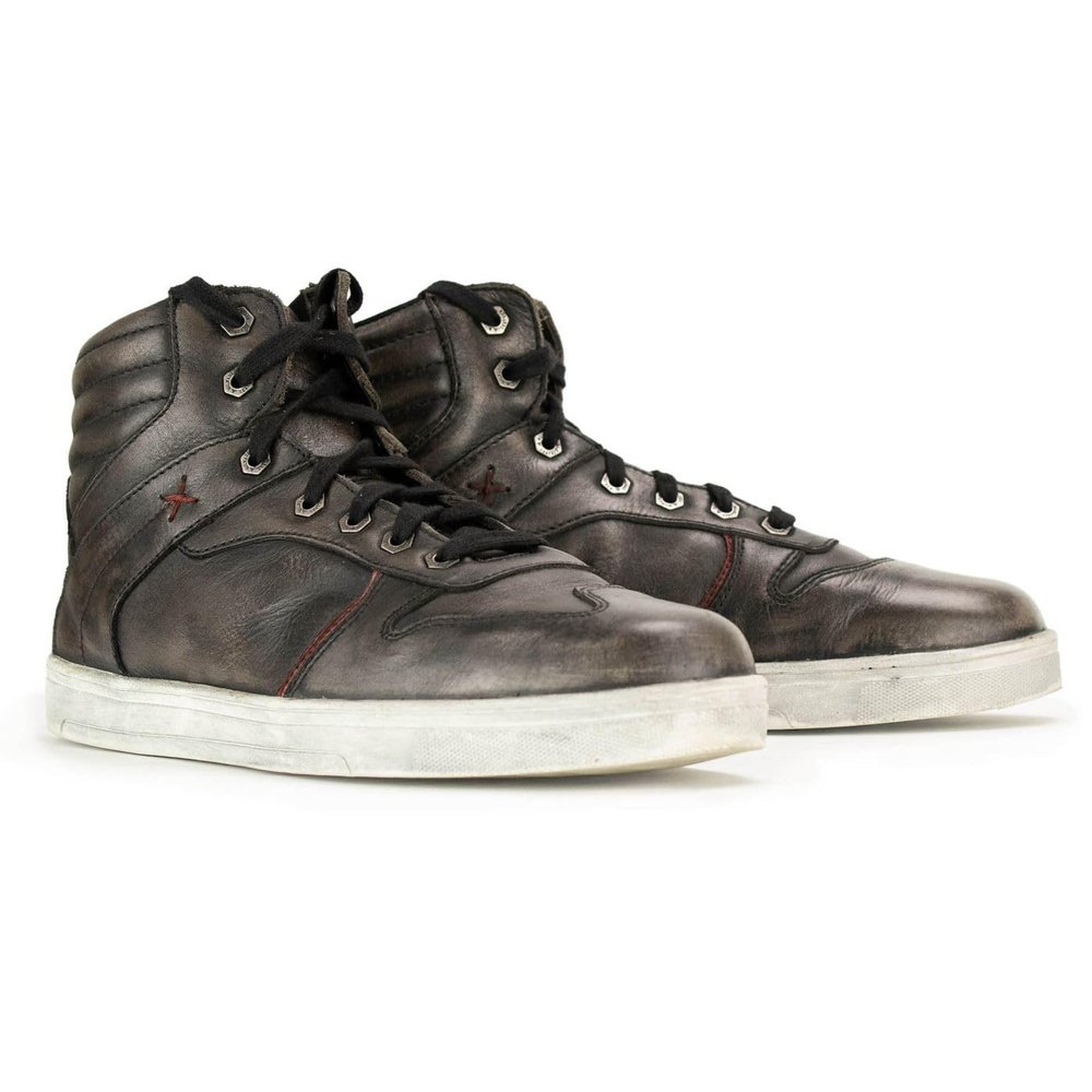 Milwaukee Leather MBM9152 Men's Black Leather High-Top Biker Riding Waterproof Shoes Reinforced w/Ankle Support - 13
