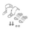 Zerone Universal Motorcycle Turn Signal Light Mount Brackets, Black Fork Clamp Relocation Kit, 30-45mm, 2 Pieces view 1