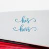 Transparent Decal Stickers of His Hers (Azure Blue) Premium Waterproof Vinyl Decal Stickers for Laptop Phone Accessory Helmet Car Window Mug Tuber Cup Door Wall Decoration ANDSKUS728814BE080322 view 4