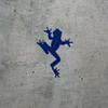 Transparent Decal Stickers of Frog Silhouette 2 (Navy Blue) Premium Waterproof Vinyl Decal Stickers for Laptop Phone Accessory Helmet Car Window Mug Tuber Cup Door Wall Decorati ANDSKUS814204AB080322 view 2