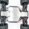 Stainless Steel Chassis Skid Plate Protector Guard Armor Front + Center + Rear 5pcs for Traxxas V2 1/10 Newest Wide Maxx 89086-4 view 4
