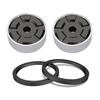 COONIUM Hydraulic Disc Brake Replacement Pistons Rebuild Kits Compatible with Shimano SLX XT XTR Series Caliper, Titanium Alloy, Pack of 2 Pistons for One Caliper Service view 1