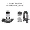 COONIUM Hydraulic Disc Brake Replacement Pistons Rebuild Kits Compatible with Shimano SLX XT XTR Series Caliper, Titanium Alloy, Pack of 2 Pistons for One Caliper Service view 3