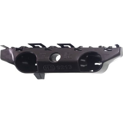 DAT AUTO PARTS Front Right Passenger Side Bumper Cover Support Bracket Mounting Retainer Reinforcement Brace Replacement For 2014-2019 Nissan Versa Hatchback Note Black Textured Plastic NI1033109