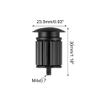 X AUTOHAUX 1 Pair Aluminum Alloy 17.5-22mm Handlebar End Plugs for Road Mountain Bicycle Adjustable Handlebar Bike Bar Ends Black view 3