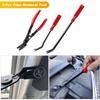 GOOACC 88Pcs Trim Removal Tool, Auto Push Pin Bumper Retainer Clip Set Fastener Terminal Remover Tool Adhesive Cable Clips Pry Kit Car Panel Radio Removal Auto Clip Pliers view 3
