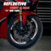 MC MOTOPARTS Reflective Red Wheel Rim Stickers Stripe SH25 Compatible with MT-07 Tracer 2018 2019 MT-09 MT-10 FZ09 FZ07 18 19 20 21 SV650 SV1000 GSXS750 view 2