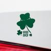 Transparent Decal Stickers of Good Luck (Green) Premium Waterproof Vinyl Decal Stickers for Laptop Phone Accessory Helmet Car Window Mug Tuber Cup Door Wall Decoration ANDSKUSf91902GR080922 view 4