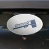 GRAPHICS & MORE Brandeis University Secondary Logo Oval Tow Trailer Hitch Cover Plug Insert view 2