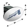 GRAPHICS & MORE Brandeis University Secondary Logo Oval Tow Trailer Hitch Cover Plug Insert view 3