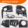 CUSAUTV Front Dash Speaker Pods Assembly Compatible with Can Am Maverick X3 / X3 Max 2017-2025 All Models Accessories 6.5 inch Stereo System Speaker Mount Enclosure Dash Panels (2PCS,LH+RH) view 4