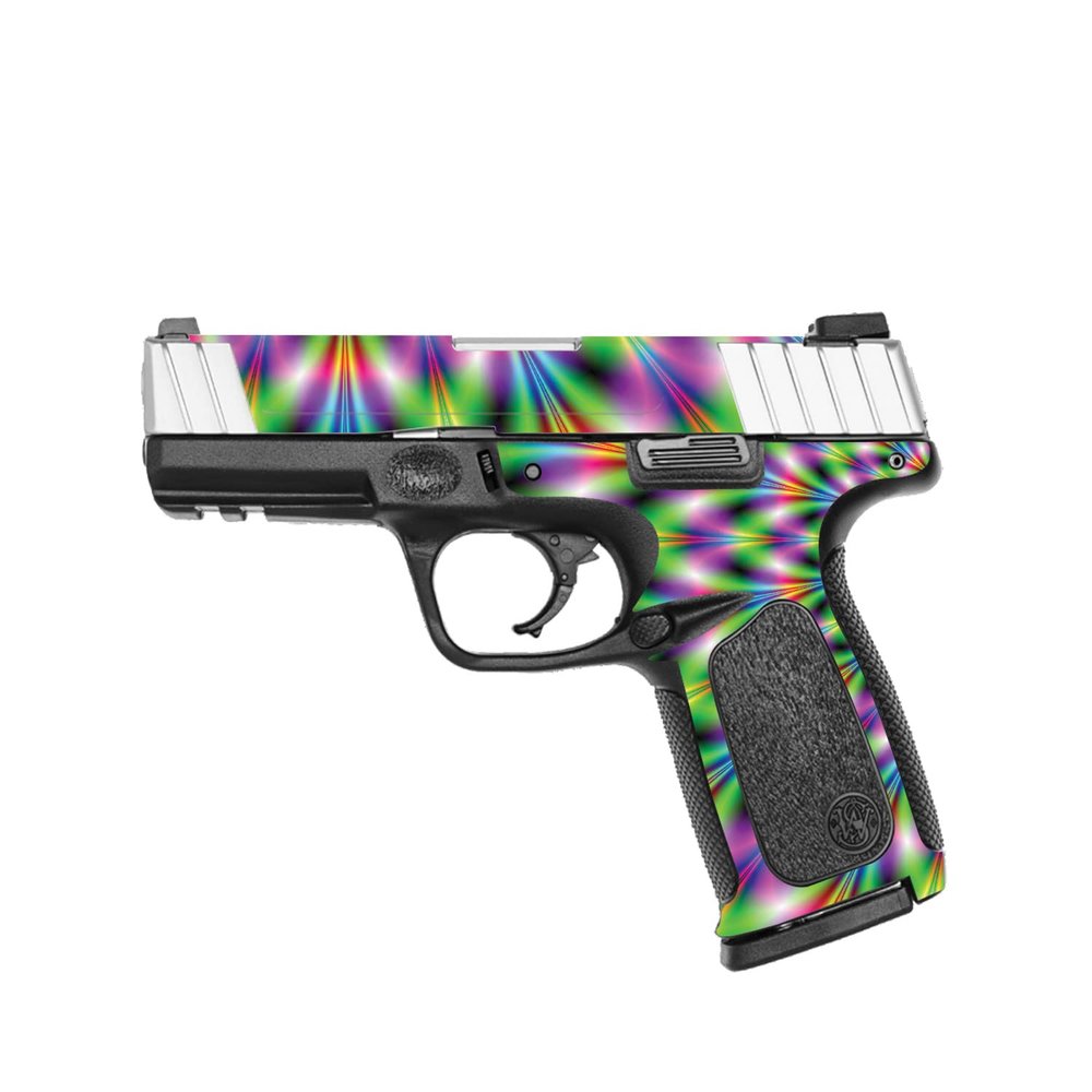 MightySkins Skin Compatible with Smith & Wesson SD VE Series - Hypnosis | Protective, Durable, and Unique Vinyl Decal wrap Cover | Easy to Apply, Remove, and Change Styles | Made in The USA