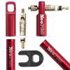 NeoPRO Presta Valve Extension Extender with CNC Cap and Core Kit (Pack of 2) Available Lengths 20,30,40,60 mm - 5 Colors (Red, 30mm) view 2