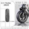 RUTU 10x2.50 Tires - 10 Inch Wheel Compatible with Electric Scooters Smart Self-Balance Scooters Boards with 6" Rims Fits 36v, 48v, 400w, 500w, 800w Hub Motor M365 Set of 2 view 2