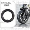 RUTU 10 x 2.50 tire and Inner Tube Replacement for Smart Self Balancing Electric Scooters, Hover Board Fits 10" Scooter Wheels, 36v, 48v, 400w, 500w, 800w Hub Motor, High Rubber Content Pack of 2 view 2