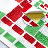 CANTENDO 3Pack Italy Flag Decal - Italy Flags Reflective Vinyl Car Stickers - for Car Window Bumper Waterproof Sticker (12 x 8.5 Inch) view 3