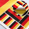 CANTENDO 3Pack Germany Flag Decal - Germany Flags Reflective Vinyl Car Stickers - for Car Window Bumper Waterproof Sticker (12 x 8.5 Inch) view 3