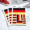 CANTENDO 3Pack Germany Flag Decal - Germany Flags Reflective Vinyl Car Stickers - for Car Window Bumper Waterproof Sticker (12 x 8.5 Inch) view 4