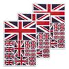 CANTENDO 3Pack U.K Flag Decal - U.K Flags Reflective Vinyl Car Stickers - for Car Window Bumper Waterproof Sticker (12 x 8.5 Inch) view 1