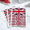 CANTENDO 3Pack U.K Flag Decal - U.K Flags Reflective Vinyl Car Stickers - for Car Window Bumper Waterproof Sticker (12 x 8.5 Inch) view 4