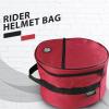 Harrison Howard Motorcycle Helmet Bag - Waterproof Helmet Storage Carrying Bag - Red view 2