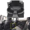 ANTUKO Rear Center Console Black Cup Holder Insert Replacement for 2006-2019 Pathfinder Frontier Xterra 96965-ZP00C view 1