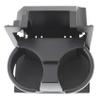 ANTUKO Rear Center Console Black Cup Holder Insert Replacement for 2006-2019 Pathfinder Frontier Xterra 96965-ZP00C view 3