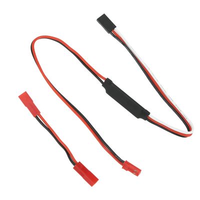 Plplaaoo Durable Winch Remote Control - Universal RC Winch Controller Adapter Plug, Compatible with Traxxas, Hsp, Red Cat, Tamiya & Axial SCX10 D90 Models (Black)