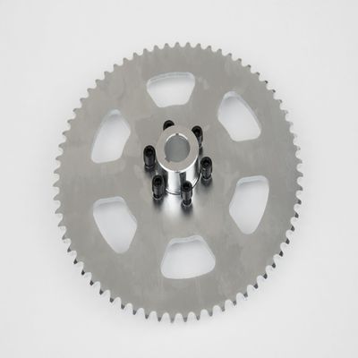 Hi-Gear Hub Adapter for 3/4'' Axle & #35 3/8'' Pitch 65T Sprocket 6 Hole fix Drive w keyed Axle Shaft Hub Adapter DIY (Spk-65T-#35+Hub-3-4)