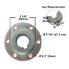 Hi-Gear 6 Holes Hub Shaft Axle Adapter 19.5 mm 3/4" view 2