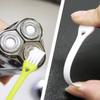 Beavorty Abs Material Razor Cleaning Brush Electric Shaver Brush Cleaner Set for Razor Duster Non-Shedding Comfortable Grip view 2