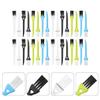 Beavorty Abs Material Razor Cleaning Brush Electric Shaver Brush Cleaner Set for Razor Duster Non-Shedding Comfortable Grip view 3