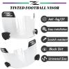 ZIXIOYS Tinted Football Visor, Universal Helmets Fits Youth and Adult Football Helmets (Clear) view 2