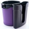 Bike Cup Holder Handlebar Cruiser with Cell Phone Holder Key Holder for Bicycle Motorcycle Scooter Boat Purple view 3