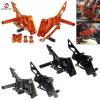 HAIBING for KTM RC125 RC200 RC390 RC 125 200 250 390 2014-2021 Motorcycle Adjustable Rearset Footrests Foot Pegs Rear Set Replacement Upgrade Accessories (Color : Titanium) view 2