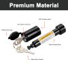 TOPSHINE Trailer Hitch Lock Black, Hitch Pin Lock with 5/8 Inch Diameter Anti-Theft Hitch Locking Pin for 2 Inch Receiver view 2