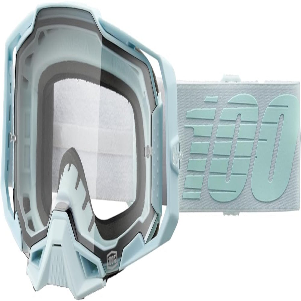 100% ARMEGA Premium Protective Sport Goggles with Ultra HD Lens & Nose Guard (Fargo - Clear Lens)