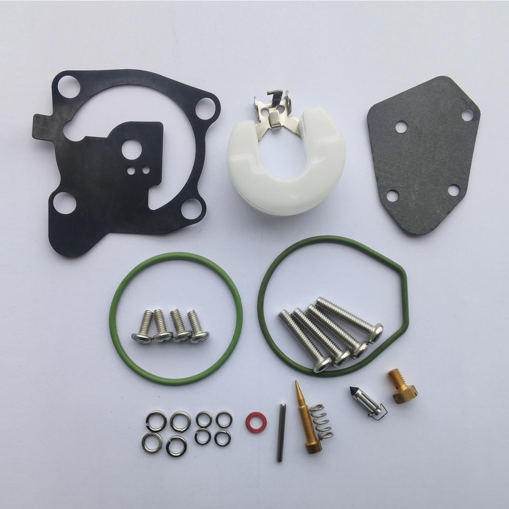 CHAMPAN 66T-W0093-00 Motor Carburetor Repair Kit for Yamaha Parsun 40HP Outboard 2 Stroke Boat Engine Carbs X Models E40X 66T-W0093-01 Parts